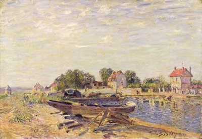 Der Loing bei Saint-Mammes von Alfred Sisley